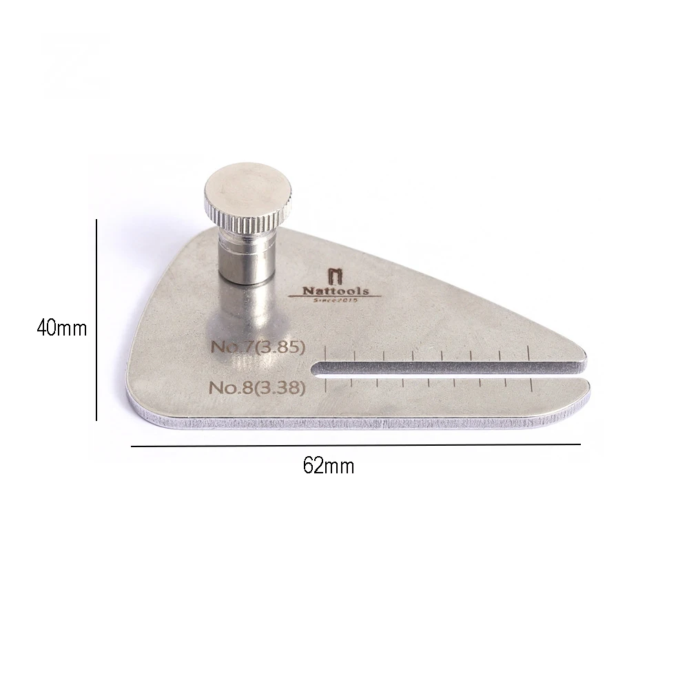 Leather Chisel Punching Auxiliary Tool Leathers Punching Puller Stainless Steel Washing Process Press Plate Leather Craft Tools