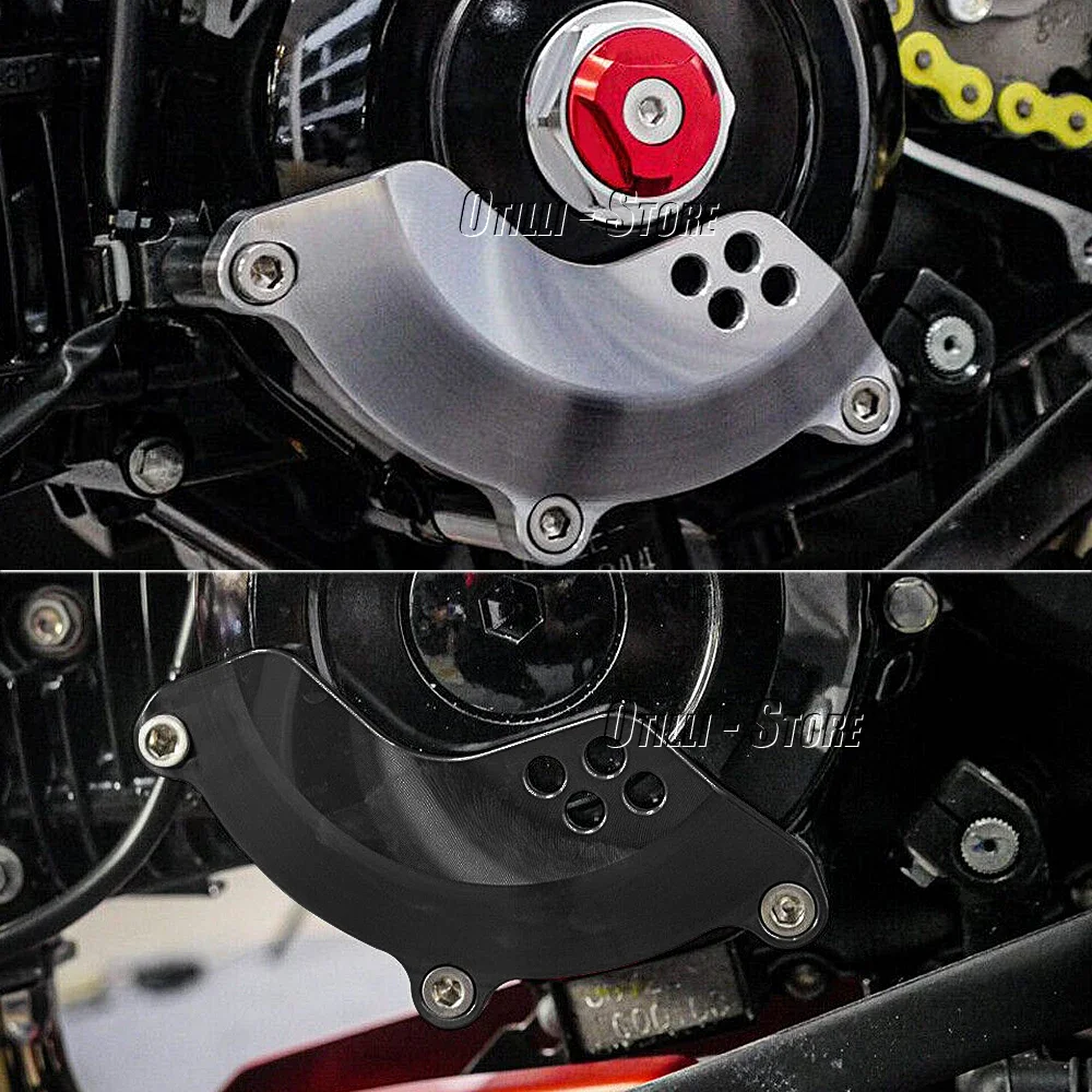 Nova motocicleta lado esquerdo direito manivela caso capa proteção do estator do motor para honda h2c msx grom 2020 2021 2022 h2c msx grom