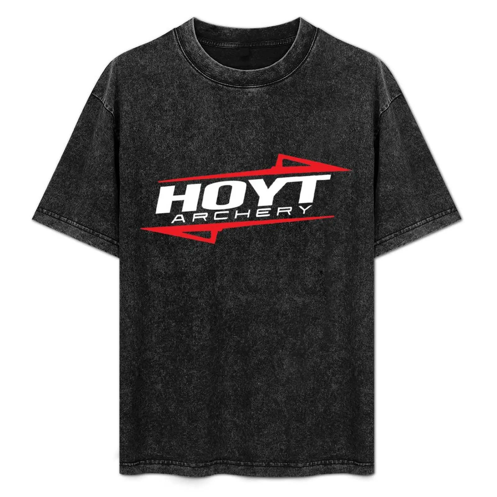 

HOYT ARCHERY LOGO CROSSBOW ARROW BOW T-Shirt Basic Solid Color Short Sleeve T-Shirt