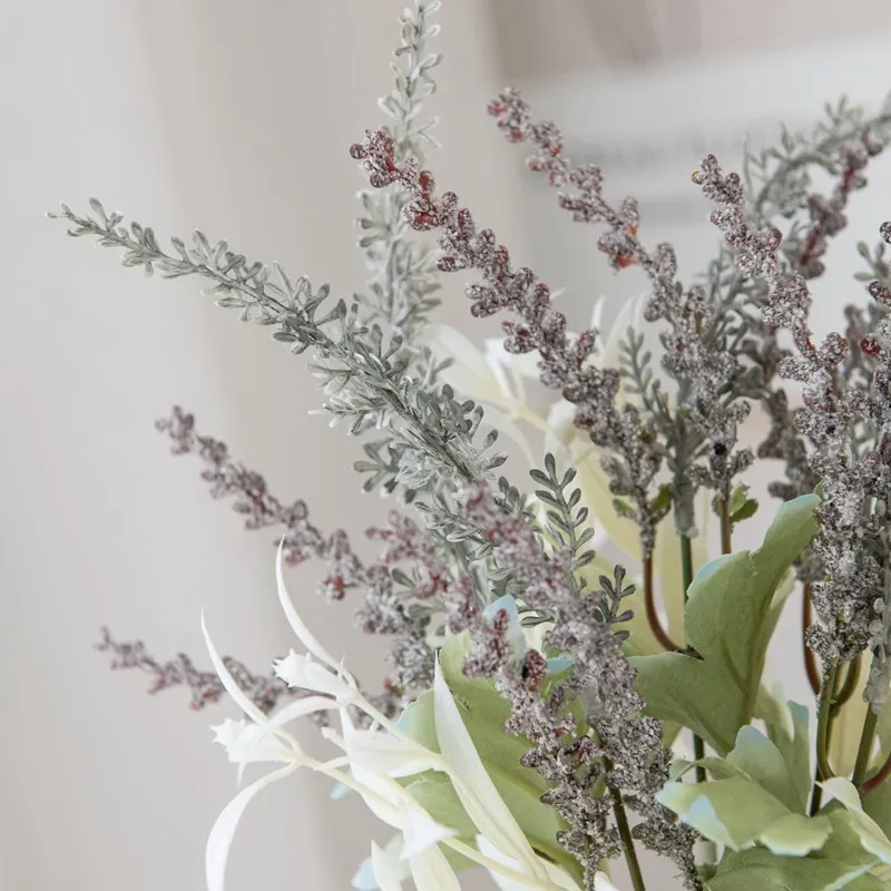 1/3 stücke Künstliche Pflanzen Lavendel Gypsophila Blumen Bouquet DIY Festival Kranz Hochzeit Hause Dekoration Fotografie Requisiten – Detail 3