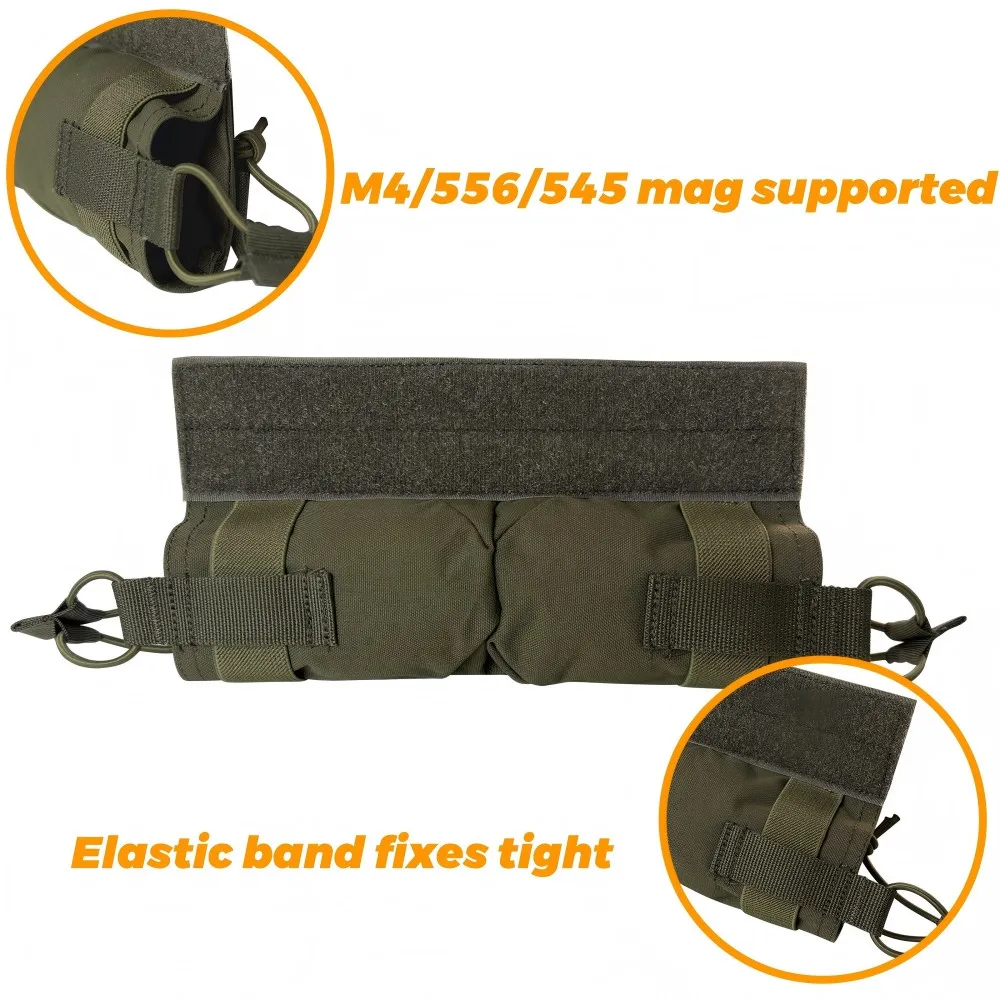 Чехол для магнитов UNIONTAC с боковой тягой — легкий горизонтальный нейлоновый чехол для магнитов M4 с устойчивостью к истиранию 500D и всеми жилетами