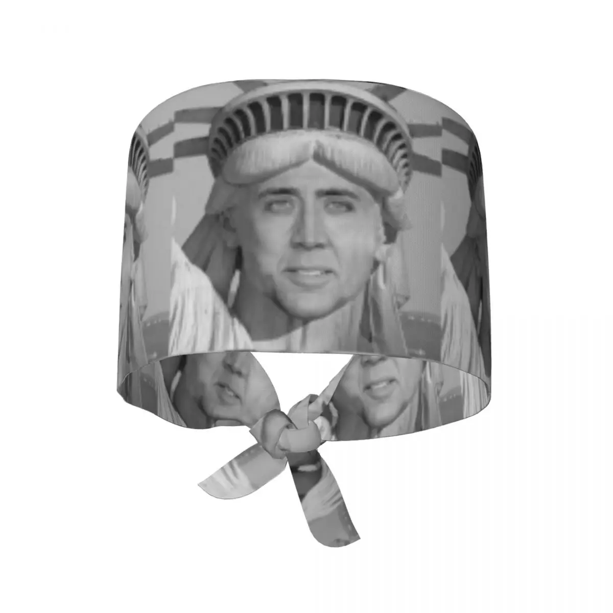 Nicolas Cage estatua de la libertad Scrubs sombreros cara divertida Meme belleza mascota veterinario gorras quirúrgicas cuidado de mascotas gorros de trabajo de enfermería sombrero