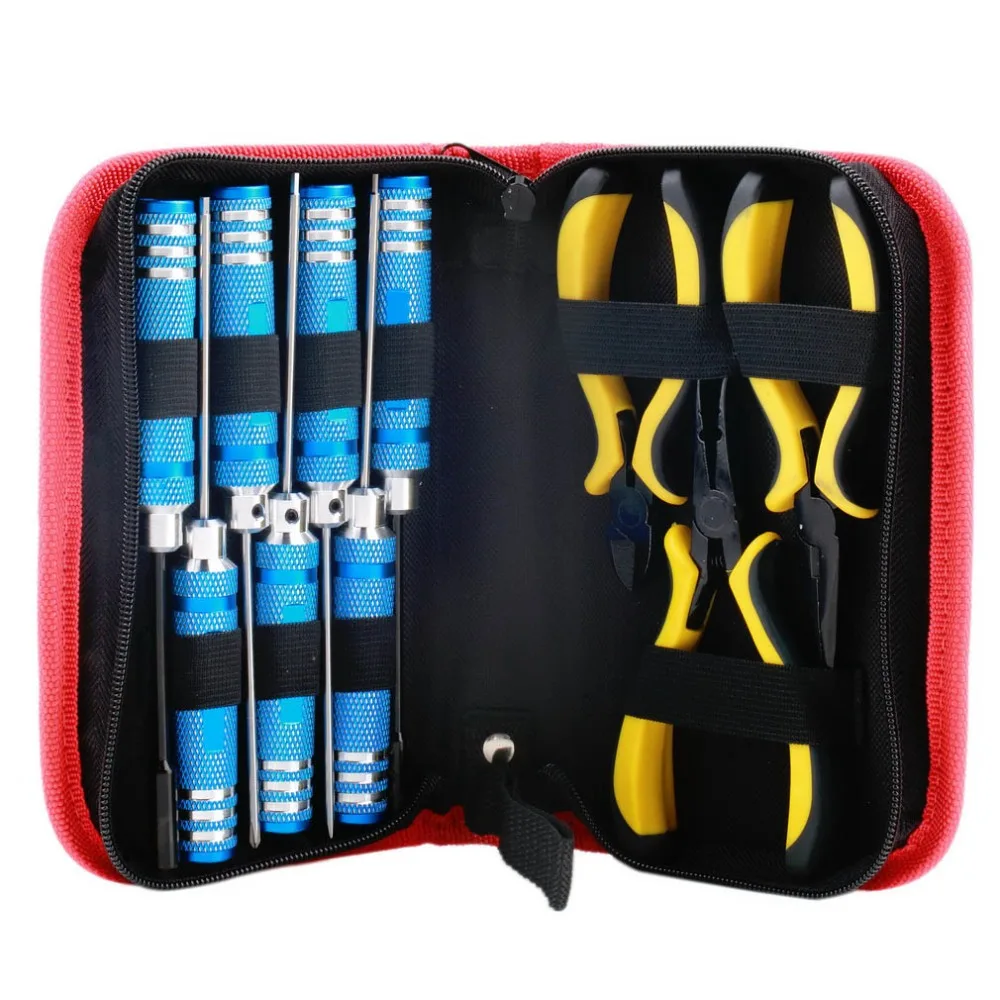 10-piece 1.5mm 2.0mm 2.5mm 3.0mm Hex Screw Driver Set Titanium Hexagon Screwdriver Wrench Tool Kit for Multi-Axis FPV Drone