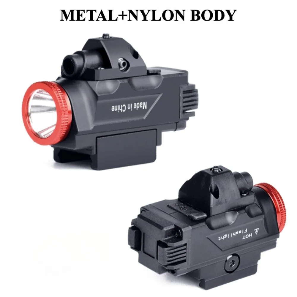 800 لومينز مسدس الشعلة المغناطيسي مصباح ليد جيب قابل لإعادة الشحن كومبو الأحمر الأخضر نقطة سلاح بندقية ستروب مصباح صالح 20 مللي متر السكك الحديدية