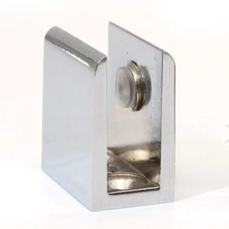 Zinc alloy square glass sandwich plate, fixing clip, bathroom hardware accessories