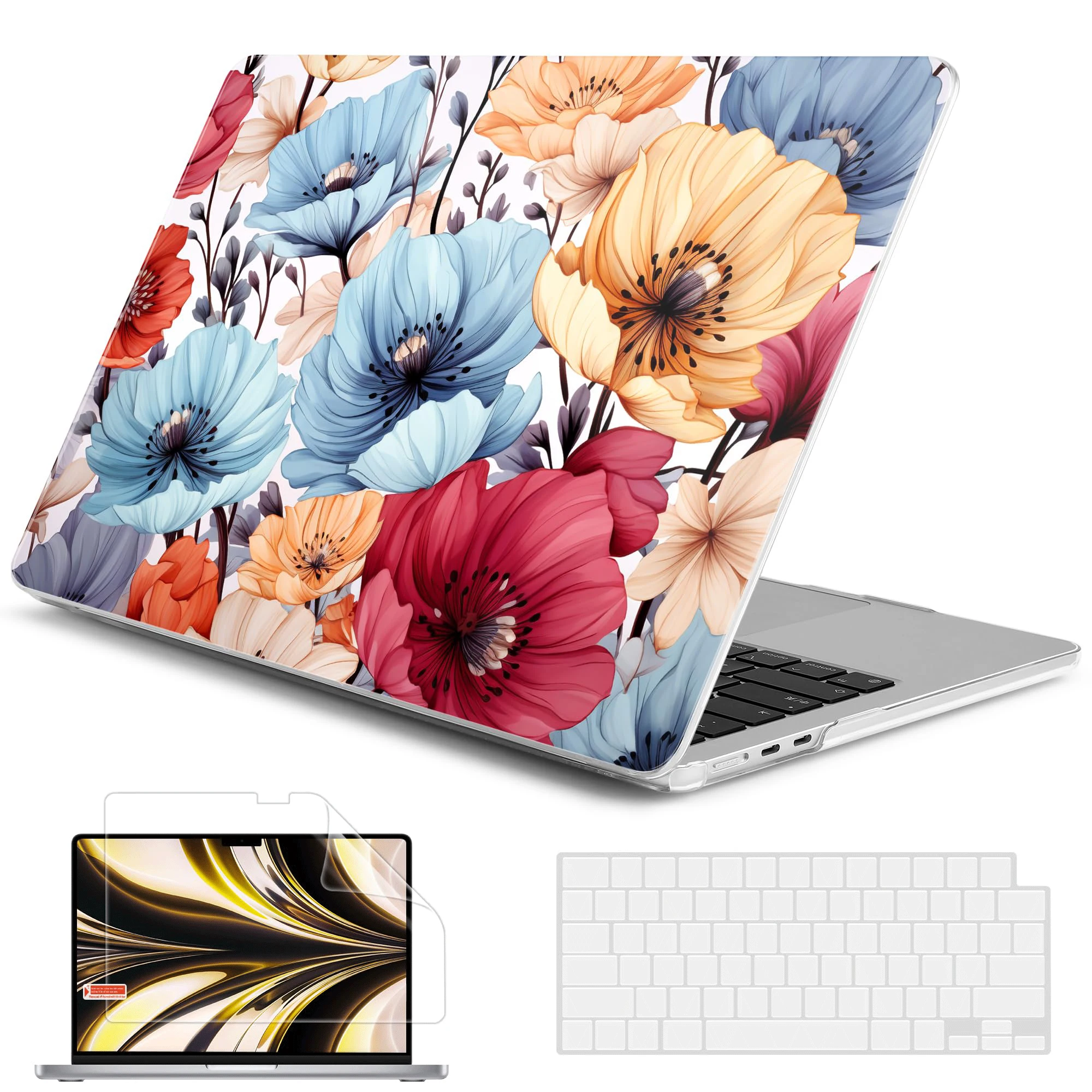 

for Macbook Pro 14 16 M3 A2991 2918 A2992 2023 M2 Air 15 Case for Air 13.6 2022 Pro 13 inch Case for M1 Air 13 A2337 Hard Shell