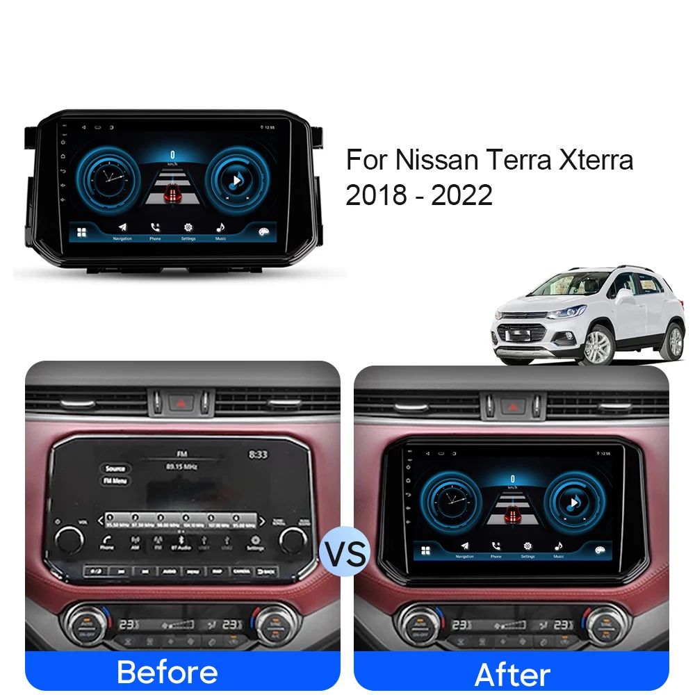 5G WIFI For Nissan Terra Xterra 2018 - 2022 Car Radio Multimedia Video Player Navigation GPS Android Auto DSP No 2din 2 din dvd