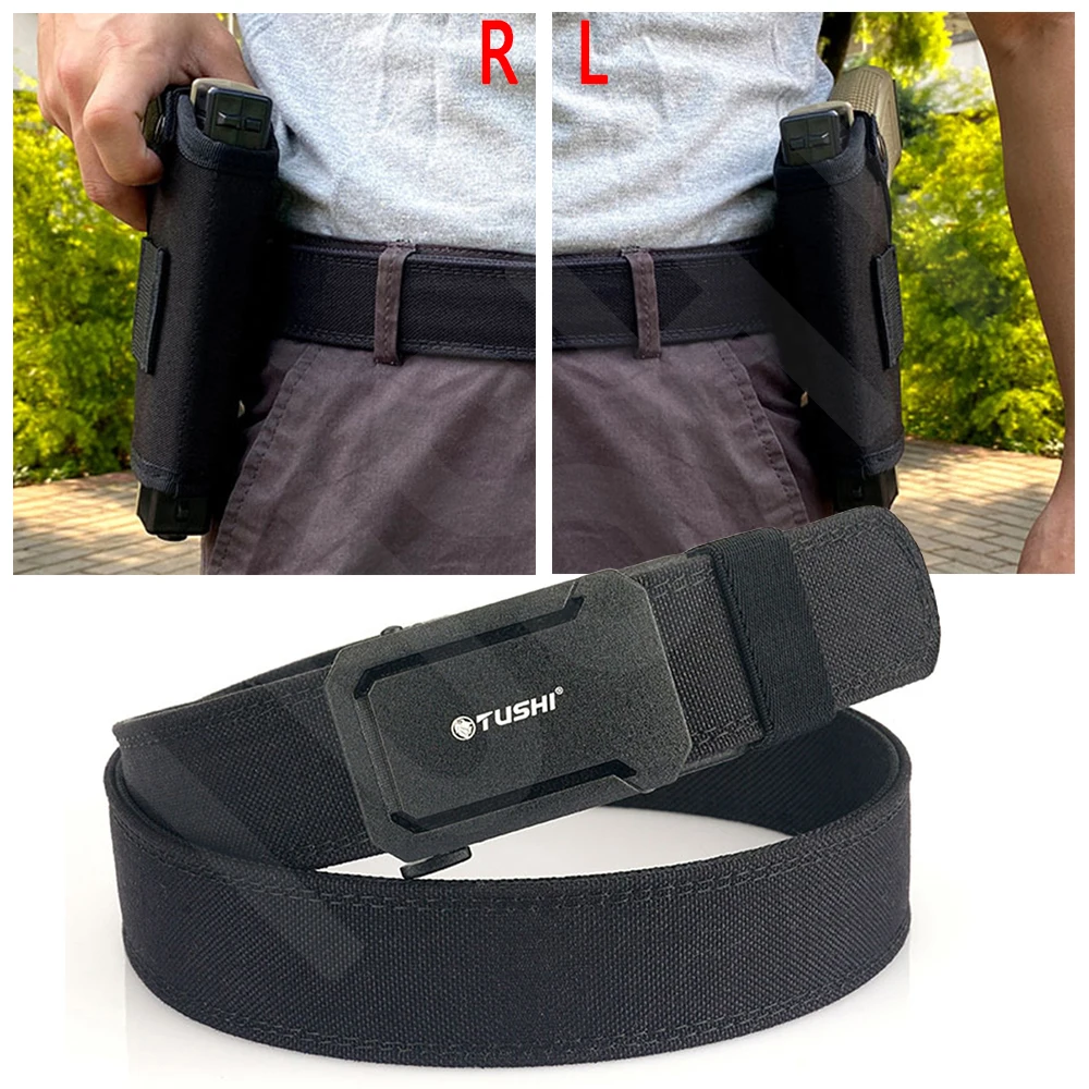 TUSHI Armee Taktische Gürtel Quick Release Military Airsoft Training Molle Gürtel Outdoor Schießen Wandern Jagd Sport Gürtel – Detail 1