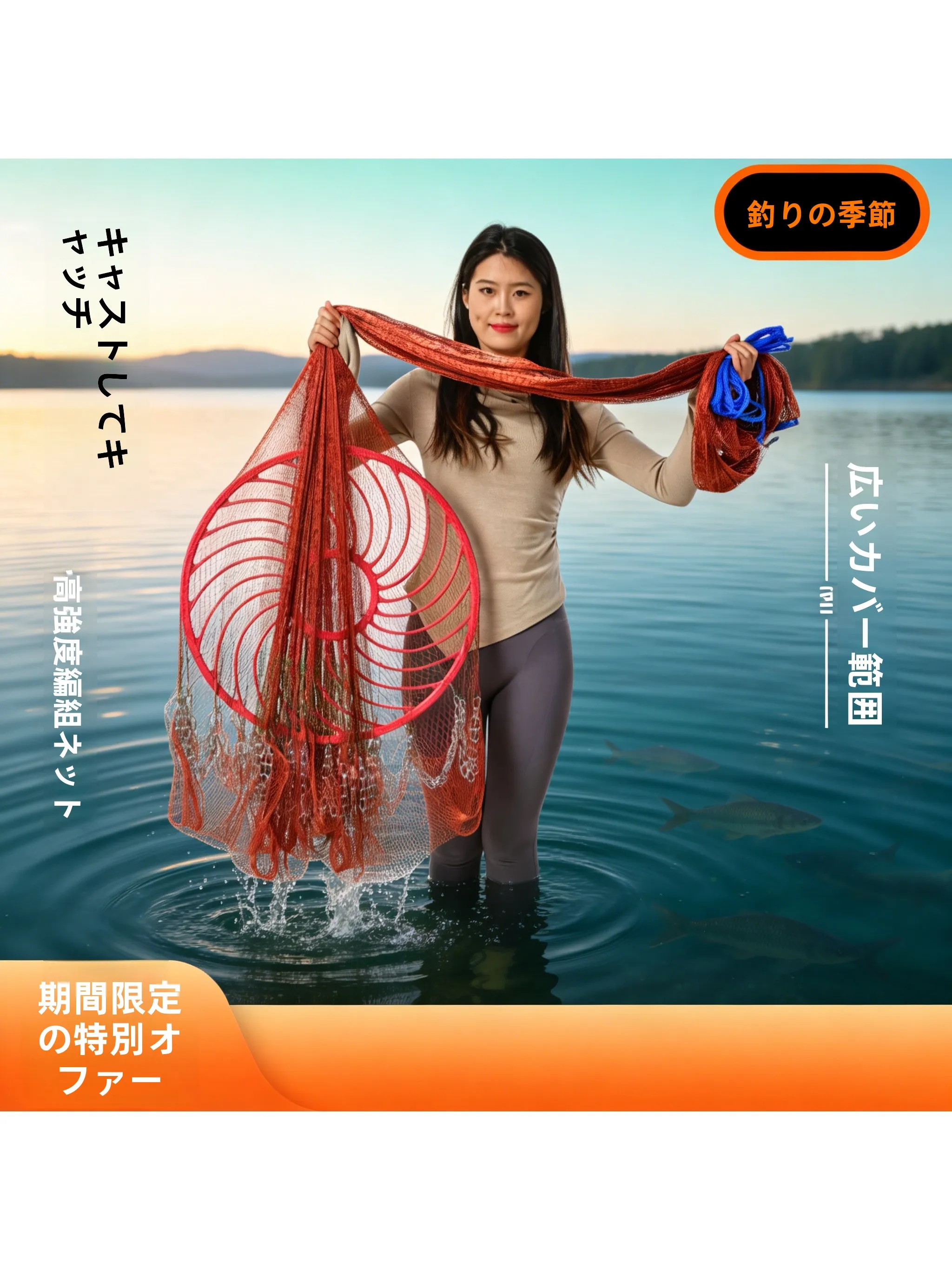 simple-operation-hand-thrown-disk-style-casting-net-iron-chain-model-old-fashioned-suitable-for-all-easy-to-learn-fishing-gear