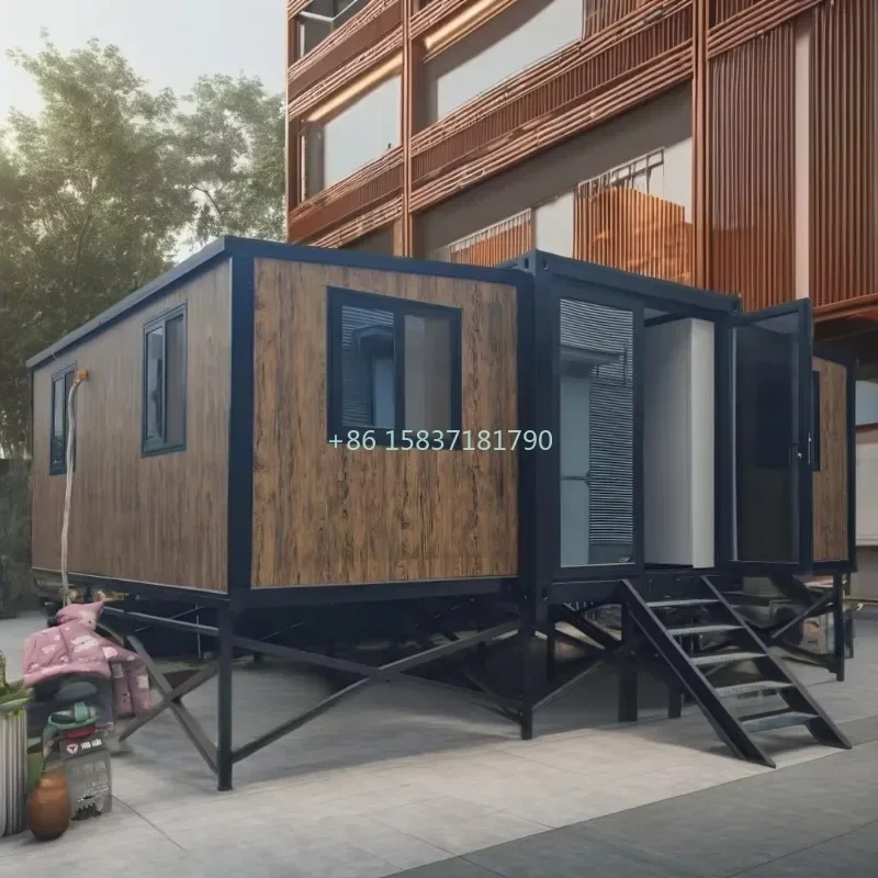 Prefabricated Folding House Expandable Container House Villa Home Container Office Outdoor Warehouse Featuring Sandwich Panel