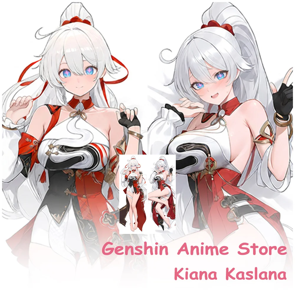 

Чехол для подушек отаку в стиле аниме Honkai Impact 3 Kiana Kaslana King Dakimakura из персиковой кожи, чехлы для подушек с 2 сторонами и принтом, реквизит для косплея
