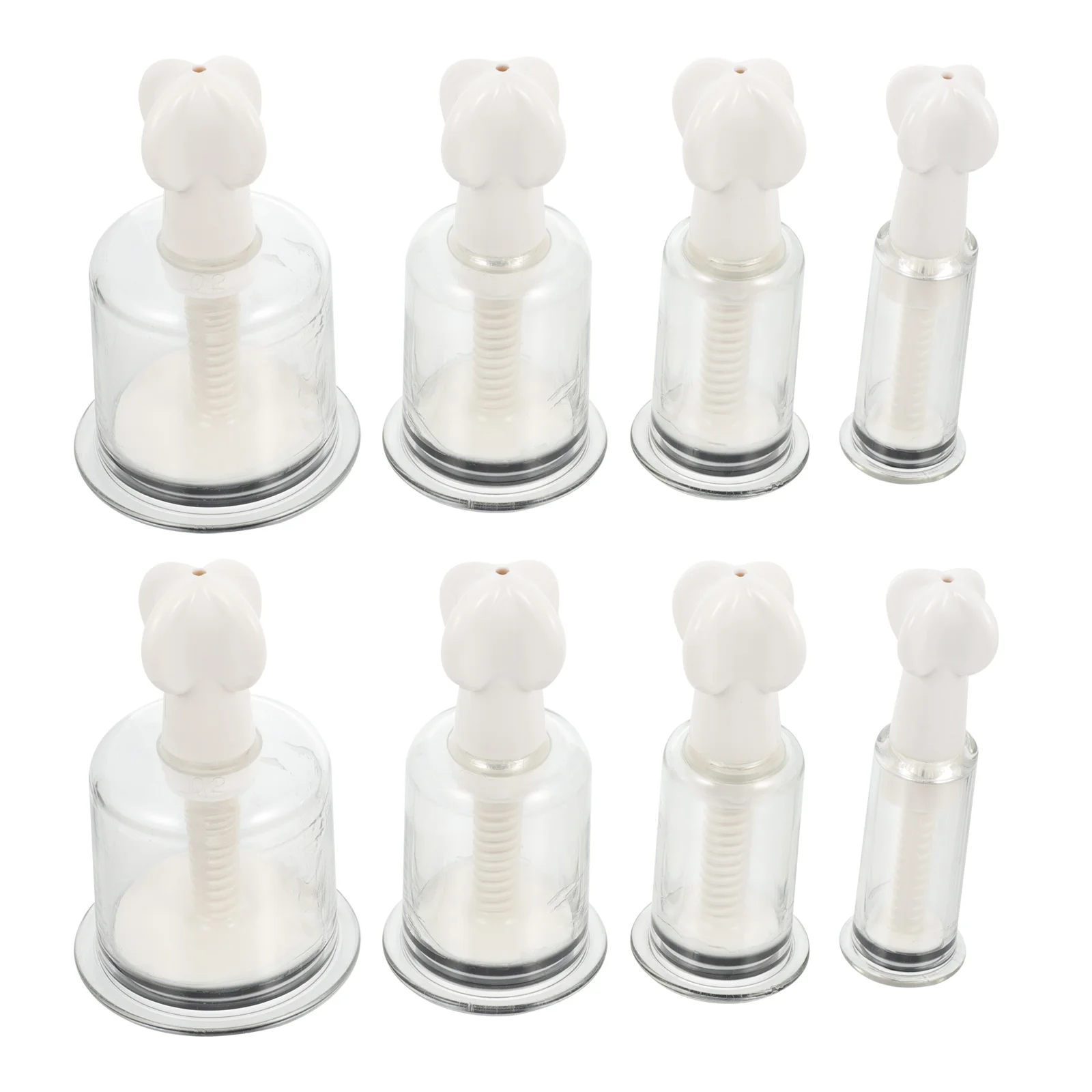 

8pcs Massage Cupping Device Strong Adsorption Body Massager for Back Neck Shoulder Pain Relief Large Therapy Tools