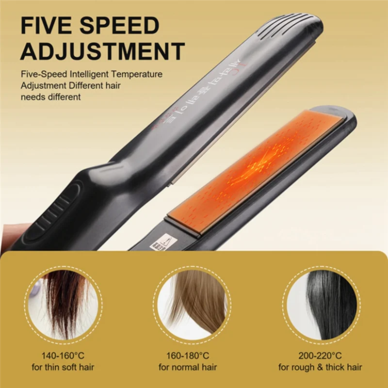 ارتفاع-الشباك الحديد لوحة الذرة مكواة تجعيد لصالون الشعر المنزلي لوحة الذرة بكرات البخار مخصصة لحجم الشعر المملكة المتحدة التوصيل