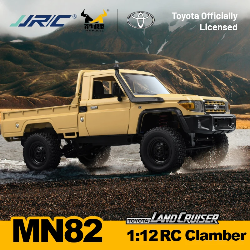 JJRC MN82 1:12 Full Scale MN Model RTR Version RC Car 2.4G 4WD 280 Motor Pickup  Off-Road RC Remote Control Model Car Toys ﻿