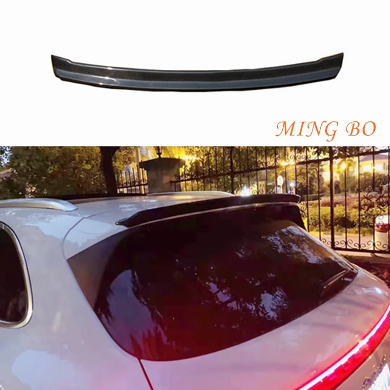 

FOR Porsche Cayenne 2018 - 2021 High Quality Wing Lip Roof Spoilers Forged carbon & Carbon Fiber & black Spoiler