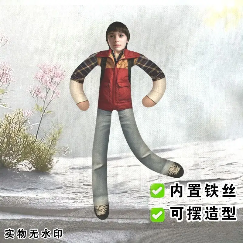 bambola di pezza mobile con scheletro di filo del corpo astratto cose scontate Cosplay bambole di Halloween Prop peluche twistable fatto a mano