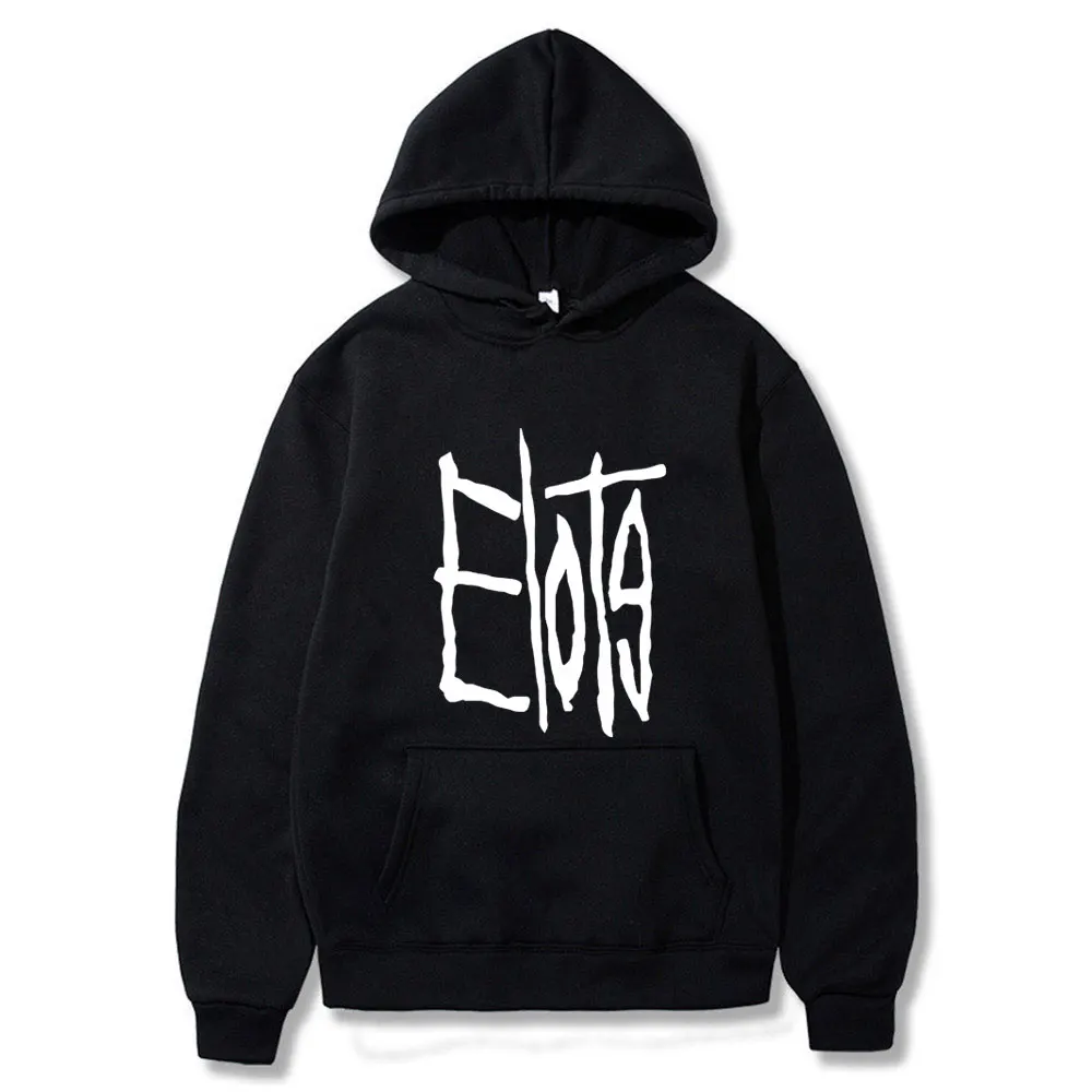 

Elote Letter Graphic Print Hoodie Men Women Gothic Vintage Sweatshirt Male Casual Oversized Pullover Men's Fleece Cotton Hoodies