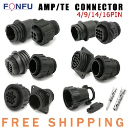 1/5/20Sets 4P/9P/14/16Pin AMP/TE Type SMEMA Auto Sensor Plug Socket SMT Connector 183079 182645 182919 182647 182649 206043-1