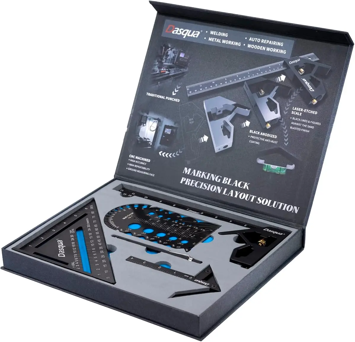 

Набор прецизионных чертежных инструментов Black Precision, 5 предметов, 2805-1406