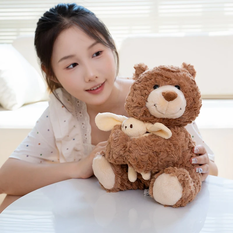 28cm Birthday bear Pillow Plush Toy Birthday Present Soft and Comfortable To Sleep With You Send Friends And Family