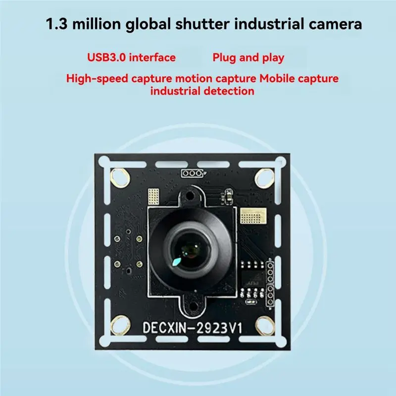 ABJF-USB3.0 Global Shutter Camera 1.3MP 8Mm Industrial Camera Module 400 Frames Driver-Free For WINXP/7 8 10 LINUX Android
