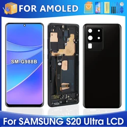 S20 Ultra For Samsung For AMOLED S20U G988 G988B/DS LCD Display Touch Screen Digitizer Assembly Replacement