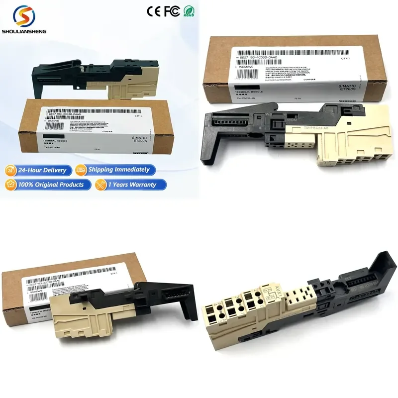 New Original 6ES7 193-4CD30-0AA0 6ES7193-4CD30-0AA0 ET200S Series PLC Controller Warehouse Stock Plc Programming Controller