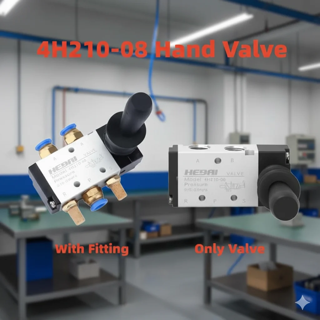 4H210-08 Manual Hand Lever Operated Valve 4-Way 2-Position Hydraulic Directional Control Valve for Hydraulic System