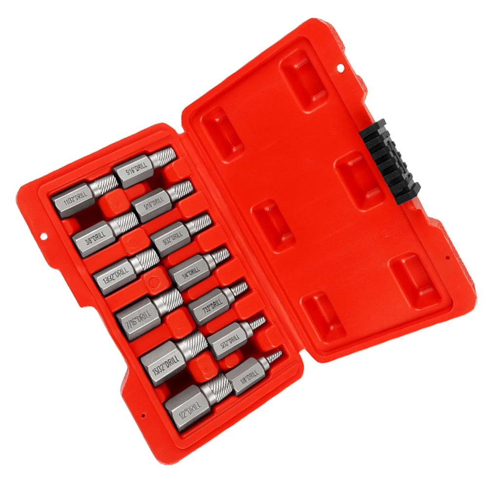 

Repair Jobs Bolt Extractor 13 Pcs Screw Removal Tool Set Electric Drill Damaged Screw Tool Easy Identification Markings
