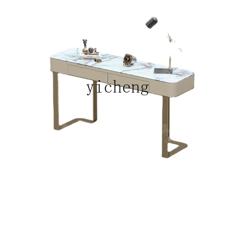 

Simple Console Tables Light Luxury Marble Table against the Wall a Long Narrow Table Side View Sets