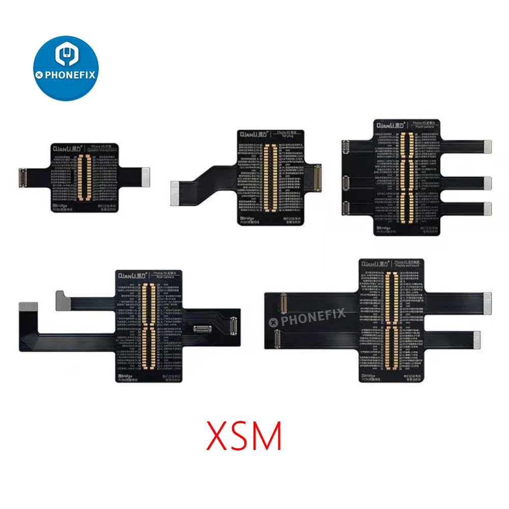 QIANLI iBridge FPC Test Cable Motherboard Fault Checking for iPhone 6 6P 6S 6SP 7 7P 8 8P X XS XSMAX Touch FPC Front Rear Camera