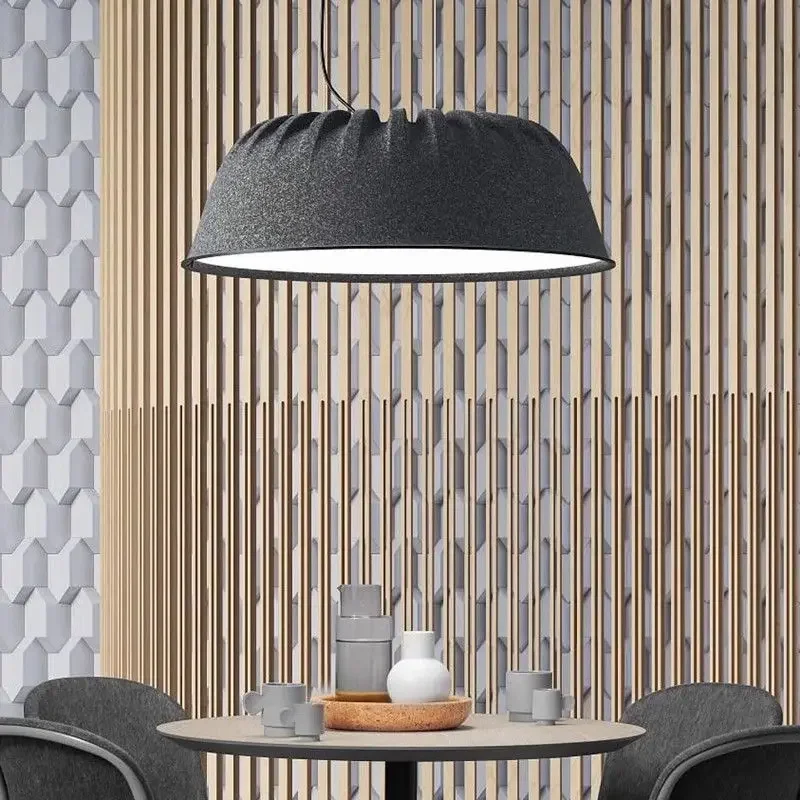 Nordic Restaurant Hotpot Restaurant Sound-absorbing Felt Pendant Lamp Simple Creative Design Bar Coffee Shop Chandelier