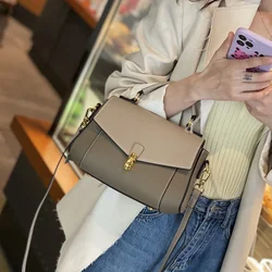 Cow Leather Women's Luxury Bag New Fashion Trendy All-match Genuine Leather Shoulder Bag Ladies' Cowhide Handbag High Quality