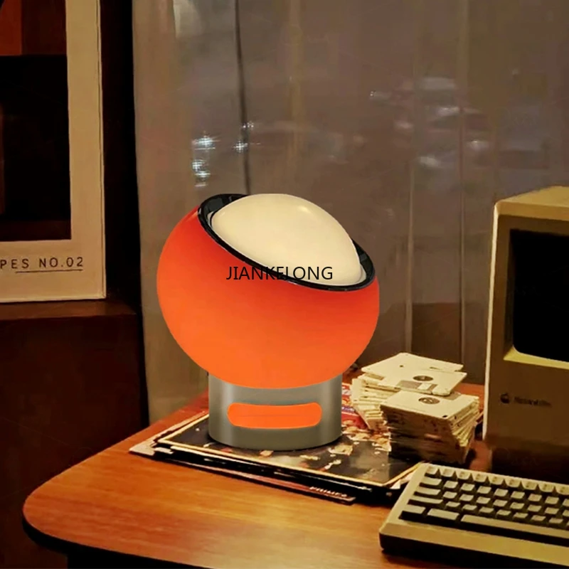 Medieval Century Protein Glass Table Lamp Bedroom Bedside Restaurant Bar Creative Decoration Atmosphere Lamp Simple Art