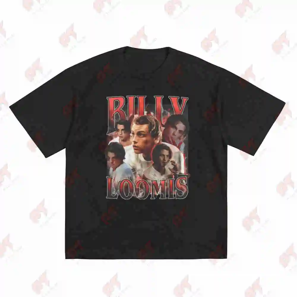 Billy Loomis Vintage Horror Short Sleeve Tee 100% Cotton T-Shirt