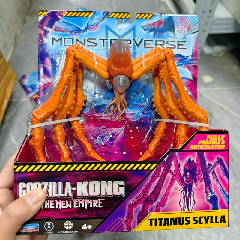 Playmates Anime Godzilla Vs Kong Action Figures Gojira Monsterverse New Empire Collection Ornaments Model Toy  Birthday Gifts - view 2