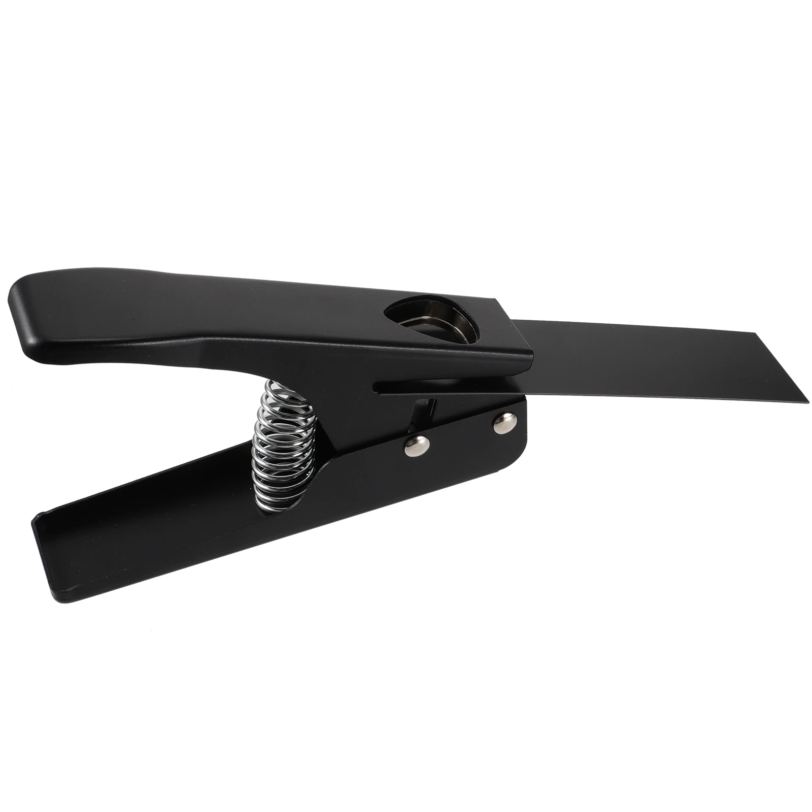 

Guitar Punch Tool Iron Material Reinforced Rivet Silicone Pad Comfortable Hand Stain Resistant Durable DIY Picks