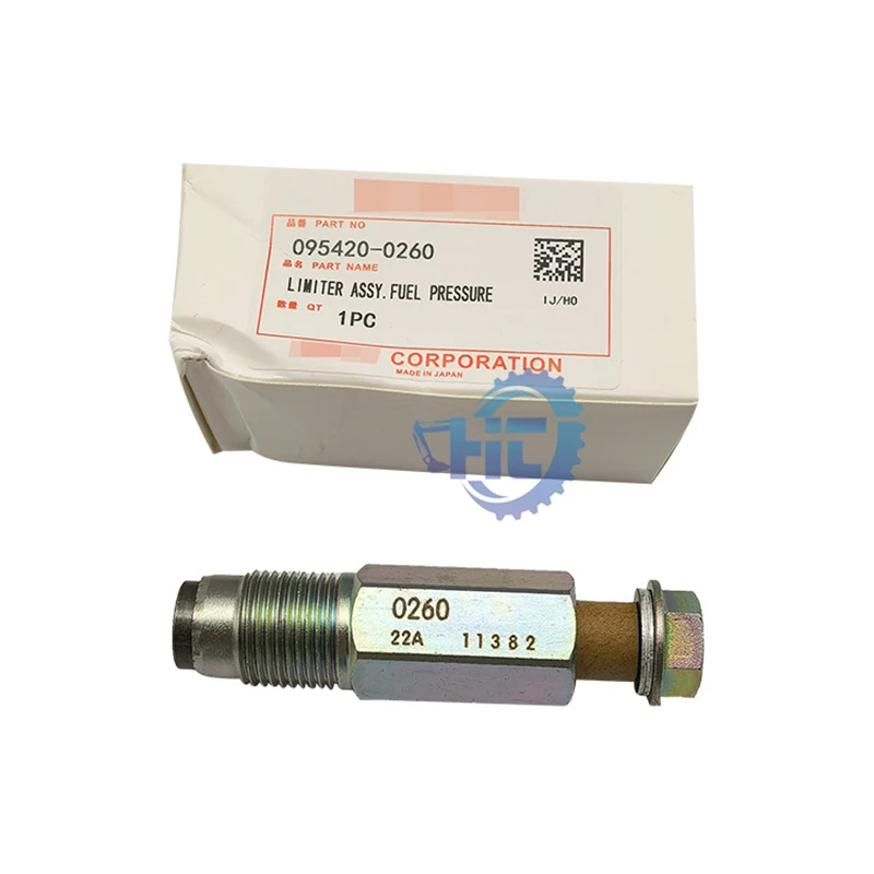 

Fuel Common Rail Pressure Relief Valve 095420-0260 Valve for Excavator Limiter Assy