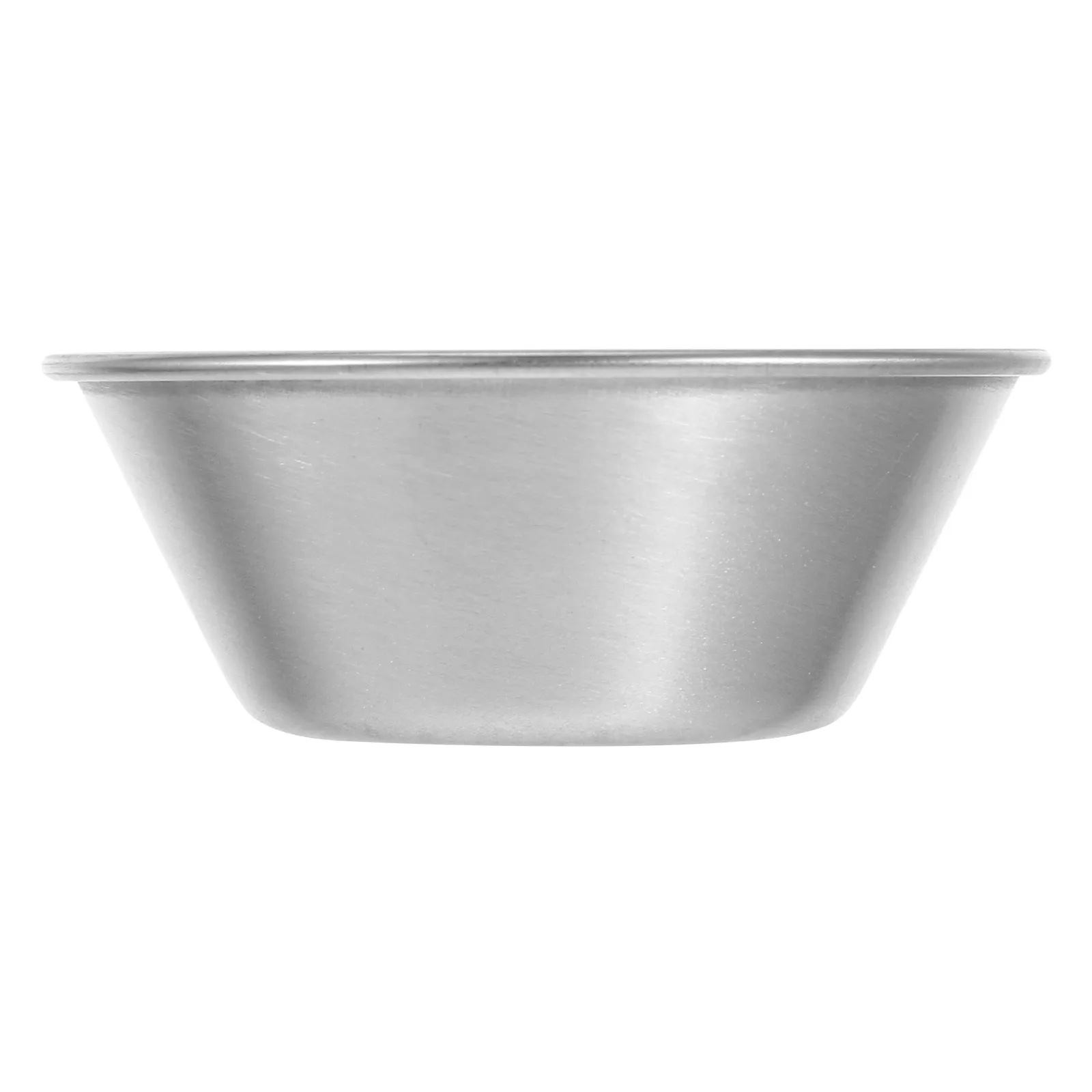 

Stainless Steel Sauce Cup 1.5oz Reusable Condiment Dipping Bowl Dish Small Saucer for Kitchen Restaurant Home Hotel Easy
