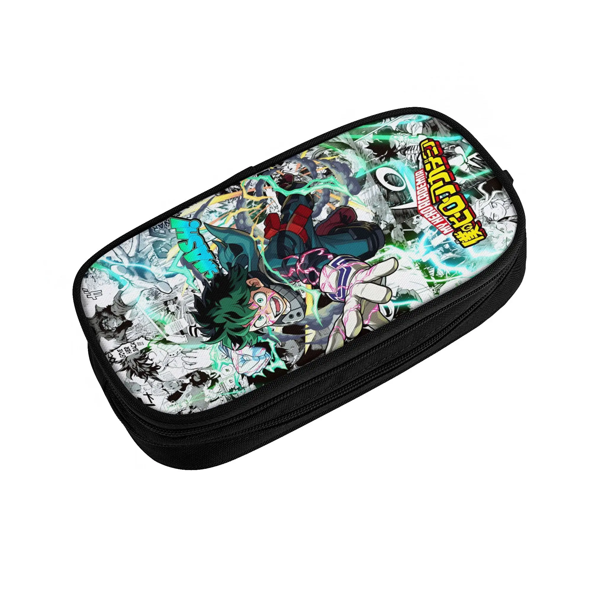 

Custom My H-Heros Academias Kawaii Pencil Cases Girls Boys Large Capacity Midoriyas Izukus Pencil Box Students Stationery