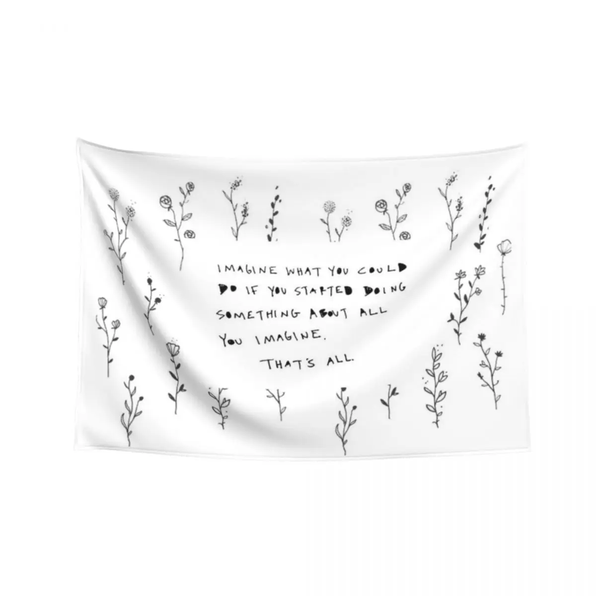 

Cleo Wade - Imagine Tapestry On The Wall Wall Tapestries Wall Deco Tapestry