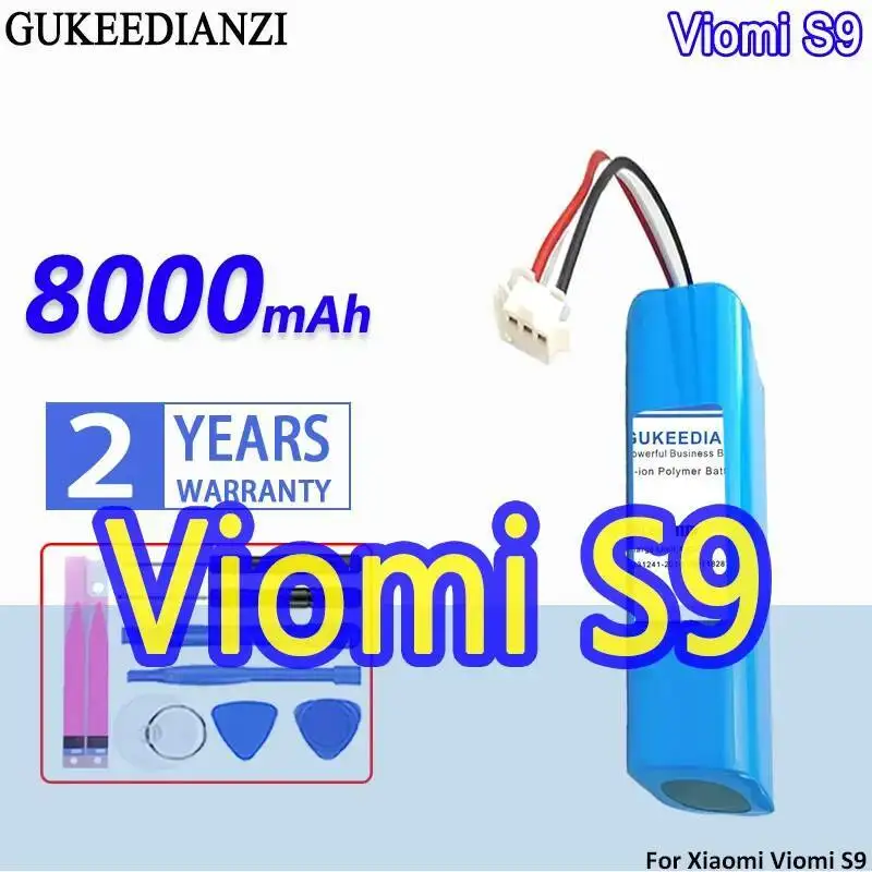 

8000Mah High-Efficiency For Xiaomi Viomi S9 Roidmi Eve Plus Robot Long-Lasting Performance Cleaner Battery