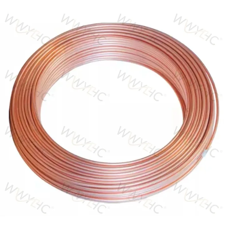 Suitable for Machine Tool Lubrication & Refrigeration Copper Capillary Tubing 4mm 6mm 8mm Heat Dissipation Pipe