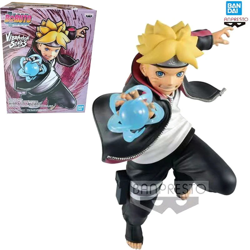 

BANDAI In Stock BANPRESTO Original VIBRATION STARS BORUTO NARUTO NEXT GENERATIONS Uzumaki Boruto Anime Figure Birthday Present