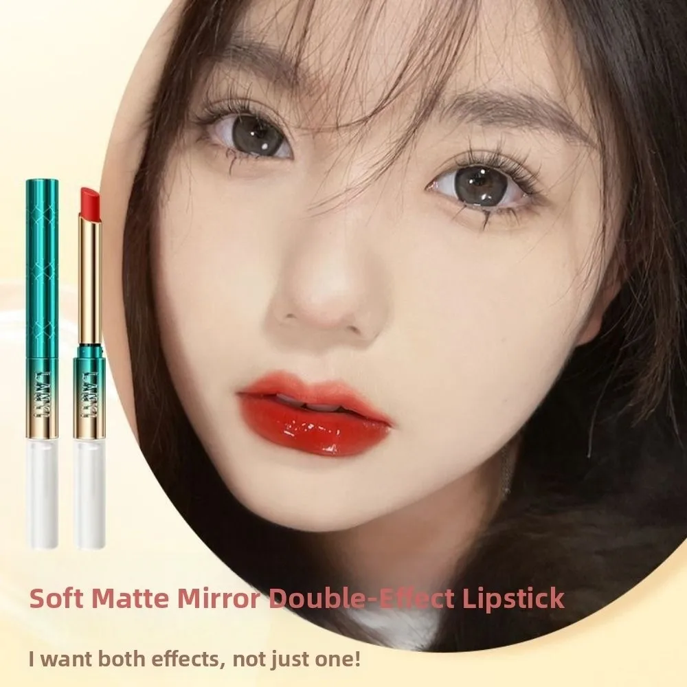 Rossetto acquoso 2in1 Anti asciugatura Crema per la cura delle labbra a lunga durata Tazza antiaderente multifunzionale Labbra in gelatina Gloss Trucco