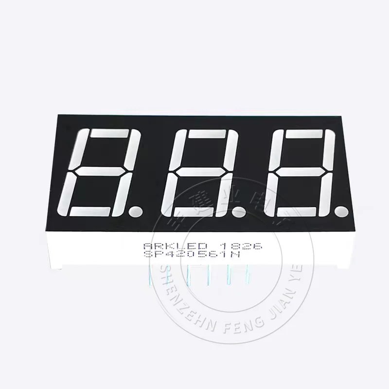 10PCS SP420561N 0.56-inch three position common cathode high brightness red dynamic LED digital display block