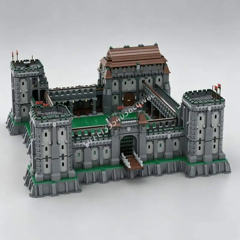 19782PCS King's Castle MOC Creative Medieval Building Blocks Custom Puzzle Architecture DIY Assembly Toy Collection Display Gift
