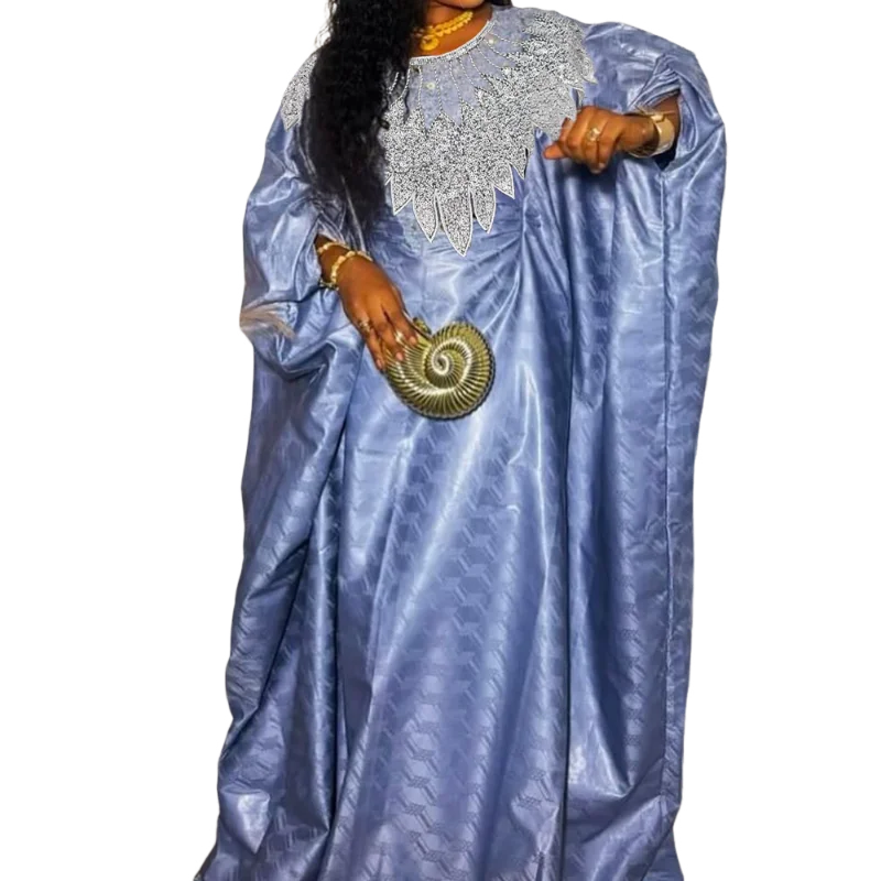 

Elegant Bazan Dress for Birthday Gowns, Essential for African Printed Balls and Parties