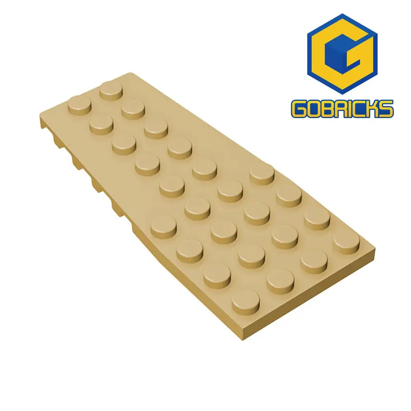 Gobricks 10PCS Bricks Wedge, Plate 4 x 9 with Stud Notches compatible with lego 14181 2413 toys Assembles Building Blocks Parts