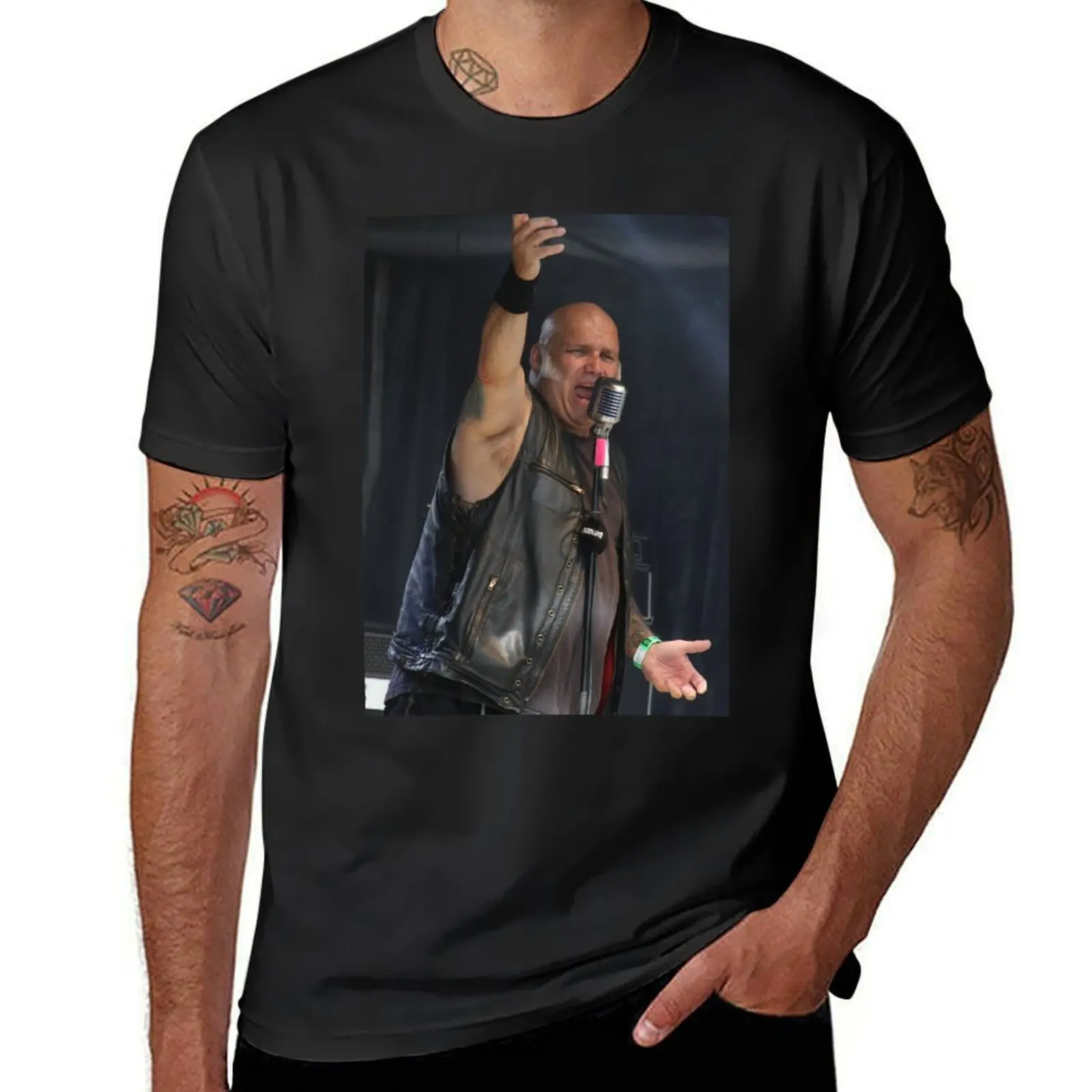 

Blaze Bayley T-Shirt tees korean fashion men clothing